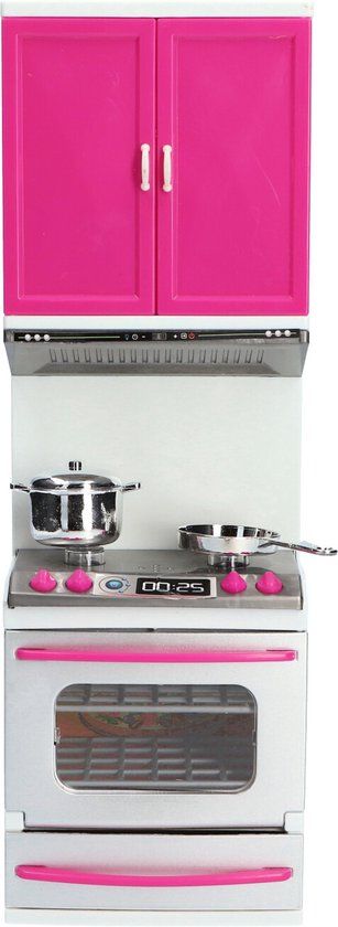 Fleur Keuken Speelset Gasfornuis Met Oven En Keukenkastje - Blauw