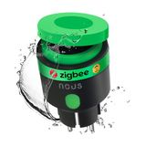 NOUS Zigbee Wandcontactdoos, Intelligente Buitencontactdoos IP44, Intelligente Wandcontactdoos Met Verbruiksmeting, Compatibel Met Alexa, Smart Home Apparaten, Google Home, Smart Life, 2MQTT, 16A