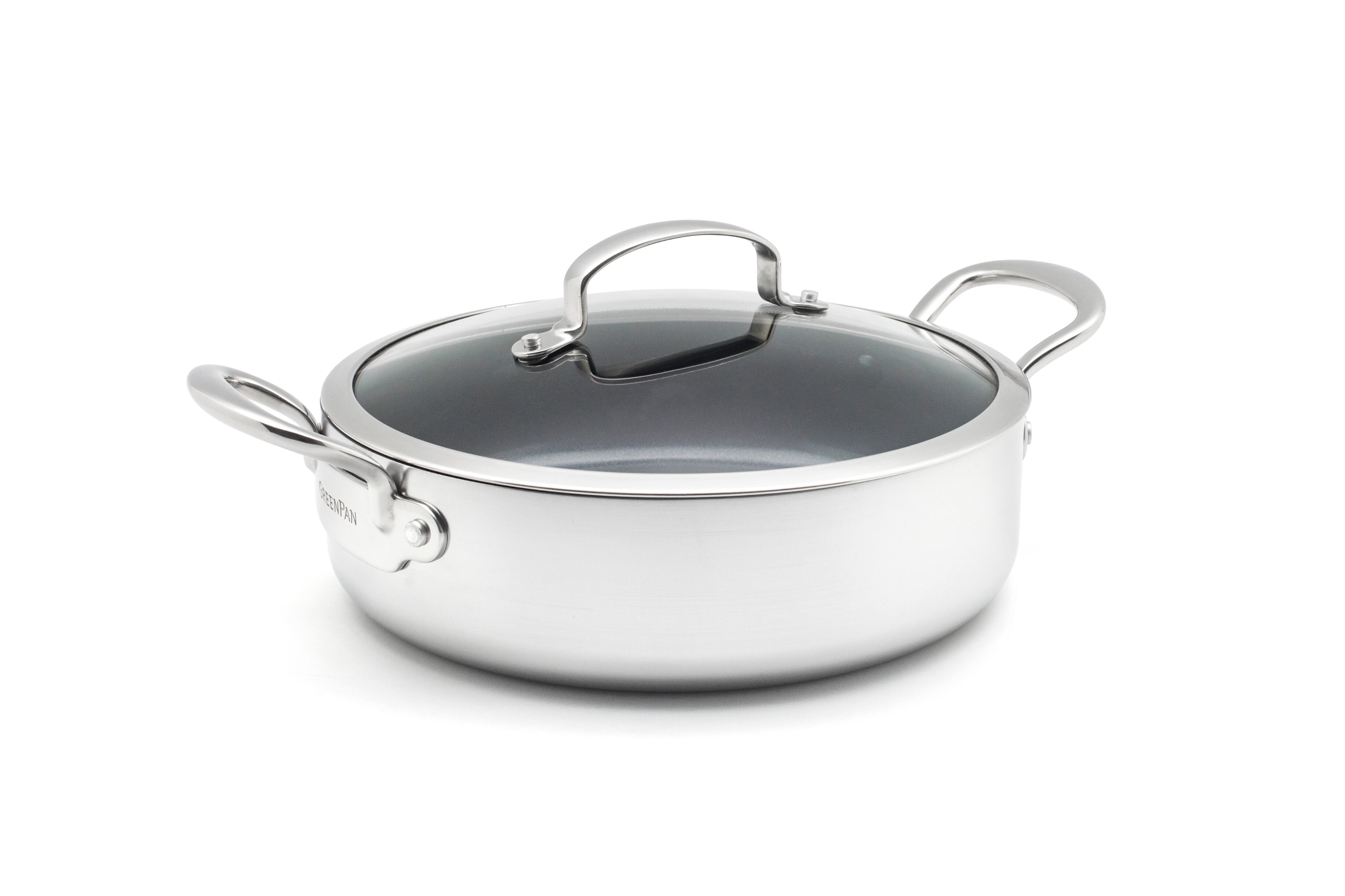 Greenpan Barcelona Infinity rechte sauteuse met deksel 26 cm