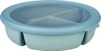 Mepal - Multikom Cirqula vershouddoos - 3-vaks bento bowl - 250 ml, 250 ml & 500 ml - Rond - Nordic green