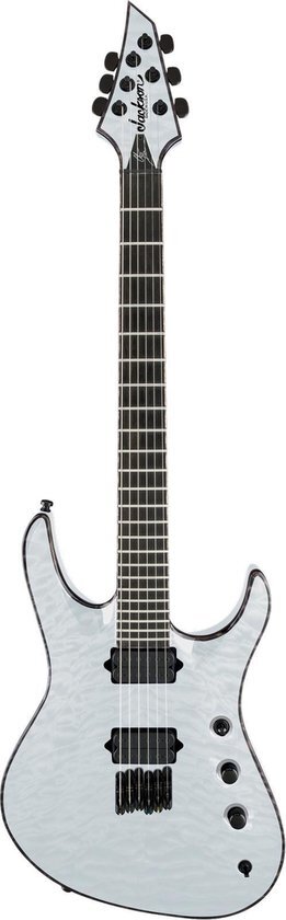 Jackson Chris Broderick Soloist HT6 Transparant White EB