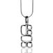 Zinzi Mart Visser by ZINZI zilveren hanger glad MVH3 (zonder collier)