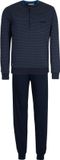 Pastunette Pyjamaset - Katoen - Donkerblauw - Gestreept - Maat M
