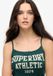 Superdry - Athletic Essentials camitop ajour avec imprimé - Femme - Gilet