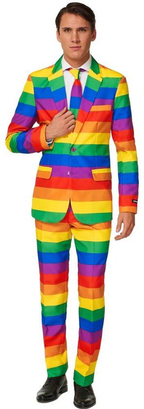 Suitmeister Rainbow - Herenkostuum - Maat: - - 8719323588271