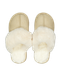 Pantoufles beige