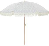 vidaXL Strandparasol 205 x 205 x 210 cm polyester en staal rond