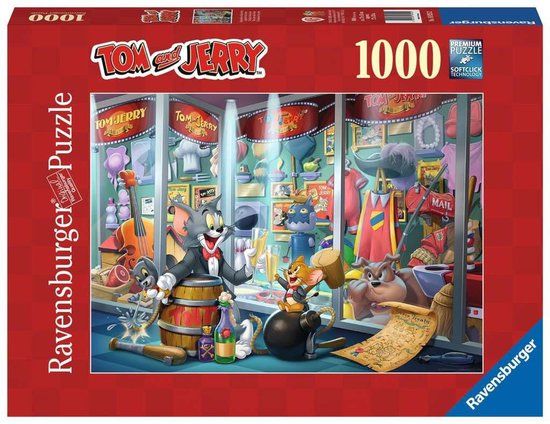 Ravensburger Tom and Jerry - 1000 stukjes cartoon puzzel