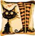 Vervaco Kruissteekkussen Kit Halloween Cat Loves Her Witch