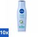 NIVEA Shampoo Soin Volumateur - Shampoo volumateur et nourrissant - 250 ml - Lot économique - 10 pièces