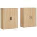 vidaXL Wandkast Sonoma-eikenhout 69,5 x 34 x 90 cm