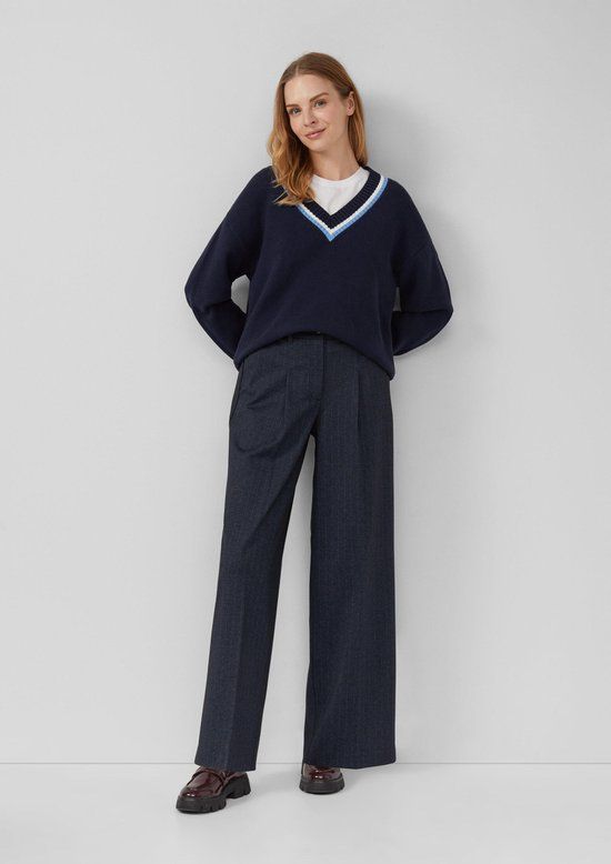 s.Oliver Lange broek met brede pijpen, 59 g7, 44W