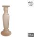 VAN MANEN 3R 3R Kandelaar/Vaas Anadir mat beige glas 9x9x22cm