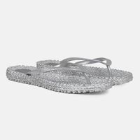 Ilse Jacobsen CHEERFUL01 Teenslipper Dames Zilver