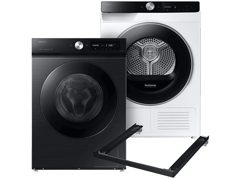 Samsung Ww11db7b94gbu3 Bespoke 7000-serie + Samsung Dv90dg6845lku3 Stapelkit Skk-ssv Wasmachine Droger Bundel
