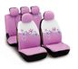 Bottari 29005 Complete autohoes, 100% polyester, zwart/roze