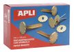 APLI 12577 - Metalen bindmiddelen met ring 25 mm 100 u.