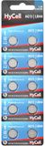 HyCell Alkaline Knopfzellen LR44 / LR1154 / AG13