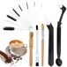 Brosse à café set - 15-delig - Met 13 buisborstels
