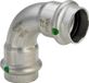 Viega Sanpress Inox-bocht 90 graden, d 18mm acier inoxydable Modèle 2316, 435646