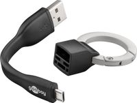 Goobay 71810 USB-kabel 0,09 m Zwart