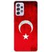 Samsung Galaxy A72 5G Drapeau turquie Bedrukt siliconen hoesje