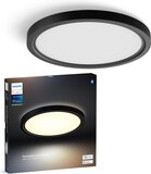 Philips Hue Tento LED Plafondlamp - Ø30cm - Zwart - White Ambiance