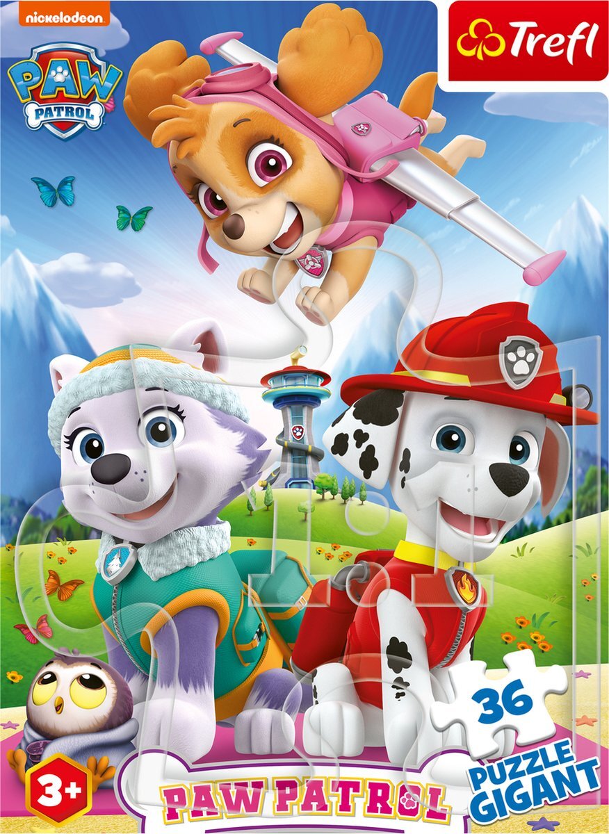 PAW Patrol Puzzel - 3 Dogs