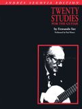 Fernando Hal Leonard Twenty Studies for the Guitar/Andres Segovia/Hl6362 Paperback
