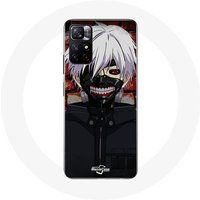 Maniacase Etui voor Xiaomi Redmi Note 11s 5G Ghoul Kaneki Ken Japans Masker Anime