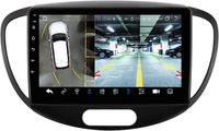 Happiq Autoradio met Bluetooth et caméra – CarPlay – Geschikt pour Hyundai Grand i10 (2007–2013) – Compatibel met Apple et Android – Stereo-installatie – Navigatie – Autonavigatiesysteem