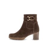 Gabor 8030.02.004 Enkellaarzen Bruin Suede Dames - Bruin - 38.5
