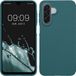kwmobile telefoonhoesje geschikt voor Samsung Galaxy A18 4G / 5G - Hoesje voor smartphone - Back cover in mat petrol