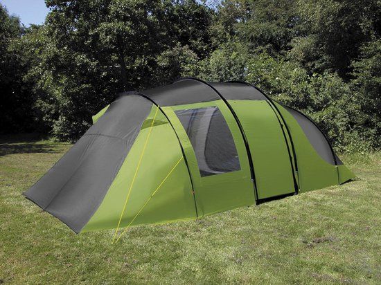 Eurotrail Campsite Montana Tunneltent - 4 Persoons - Groen Charcoal