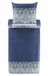 BASSETTI Satijnen bedlinnenset SABBIONETA BLAUW B3 155x220+80x80