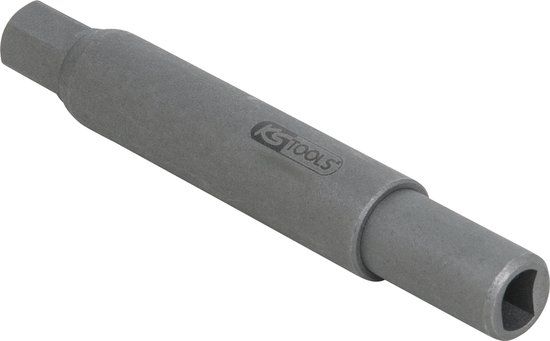 KS TOOLS 10 mm Stoßdämpfer-Spezialprofil-Gegenhalter-Bit-Stecknuss, 4,0 x 7,0 mm (150.9434)