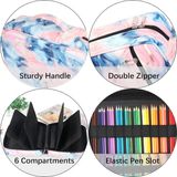 Étui pour 304 stylos - Organiseur étanche - Rose