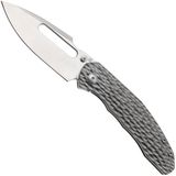 Artisan Cutlery Artisan Cutlery Boa 1862G-FGY, Sand Polished S35VN, Gray Titanium zakmes, Johnathan Shaw design