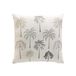 douceur d'intérieur Palmea Afneembare Kussensloop 45 x 45 cm Groen Polyester Linnen