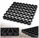 Dalles de gazon en plastique | Stabilisation du sol pour allées, parkings et jardins | 50 x 50 x 4 cm | 8 pièces | Dalles grillagées perméables à l'eau