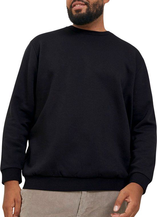 Jack & Jones Bradley Sweater Heren (plussize) - Zwart - 6XL