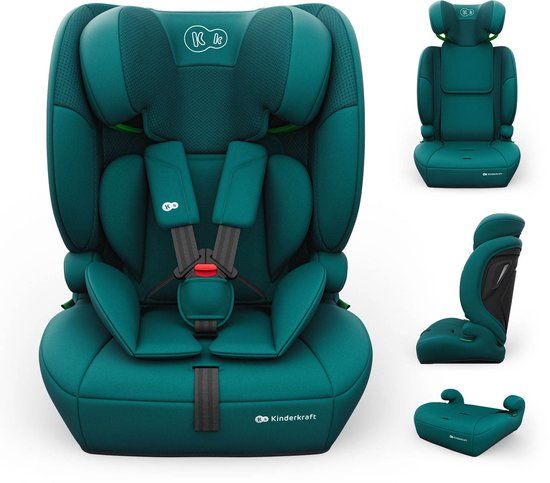 Kinderkraft COMFORT UP 2 PLUS - Autostoel - 3-in-1 - Meegroeiend 76-150 cm - Groen