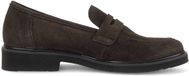Gabor Dames Loafers Dierenprint Textiel Rubber Ronde Neus Casual Schoenen