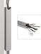 Desktronic Magnetische Kabelgoot Voor Bureau - 37x5x2,5cm - Staal - Grijs