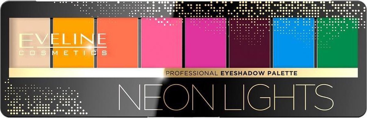 Eveline Cosmetics Professioneel Oogschaduw Palet 06 Neon Lights 8g