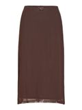 VILA Middellange rok VISOLA mid-waist Coffee Bean2