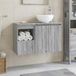 Maison Exclusive - Ensemble de meubles de salle de bain, 2 pièces, Sonoma gris, 79,5 x 35 x 80 cm