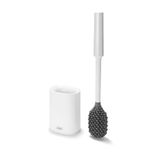 Joseph Joseph Flex TriBlade Lite Toiletborstel met Houder Wit