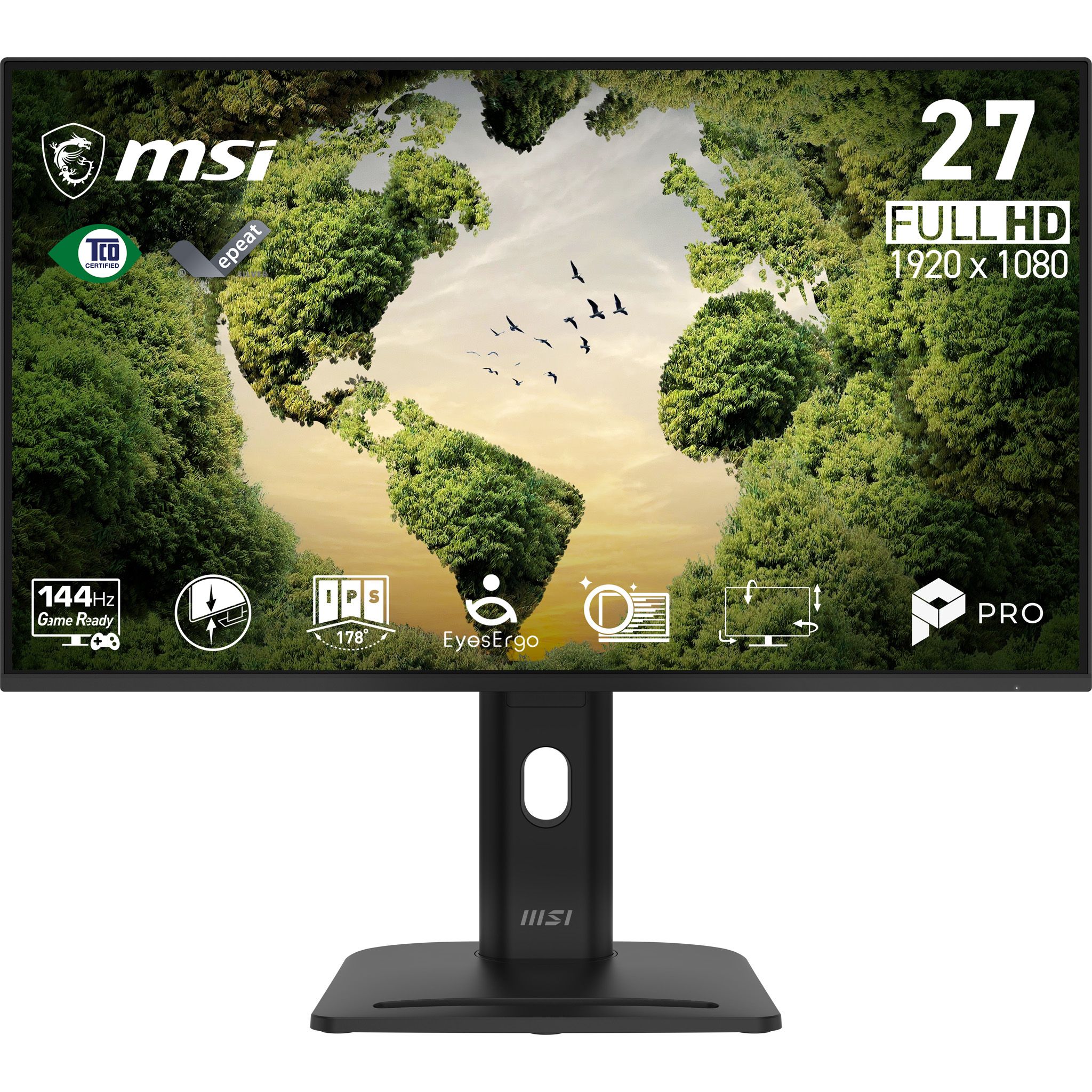 MSI Pro MP275PGN E14 computer monitor 68,6 cm (27\") Full HD LCD Zwart