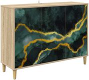 vidaXL Dressoir WIJHE Sonoma Bewerkt hout Bruin